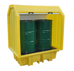 2 Drum Spill Pallet with hard cover - BP2HC