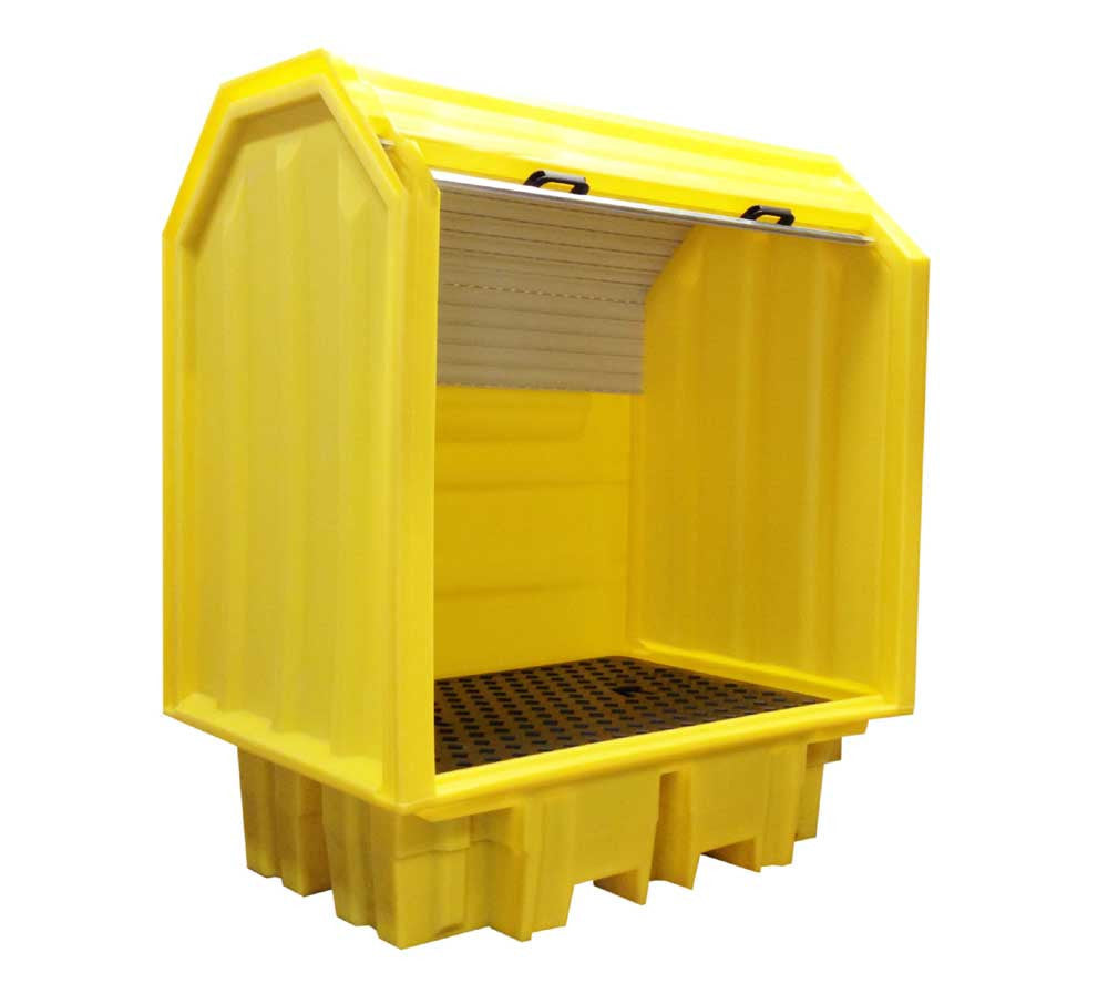 2 Drum Spill Pallet with hard cover - BP2HC