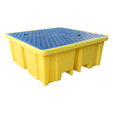 4 Drum Spill Pallet - Larger Sump Capacity - BP4XL