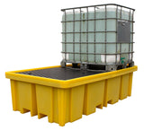 Double 1100 litre IBC Spill Containment Pallet Bund - BB2FW