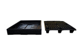 ECO2D - Black Recycled 2 Drum Spill Tray