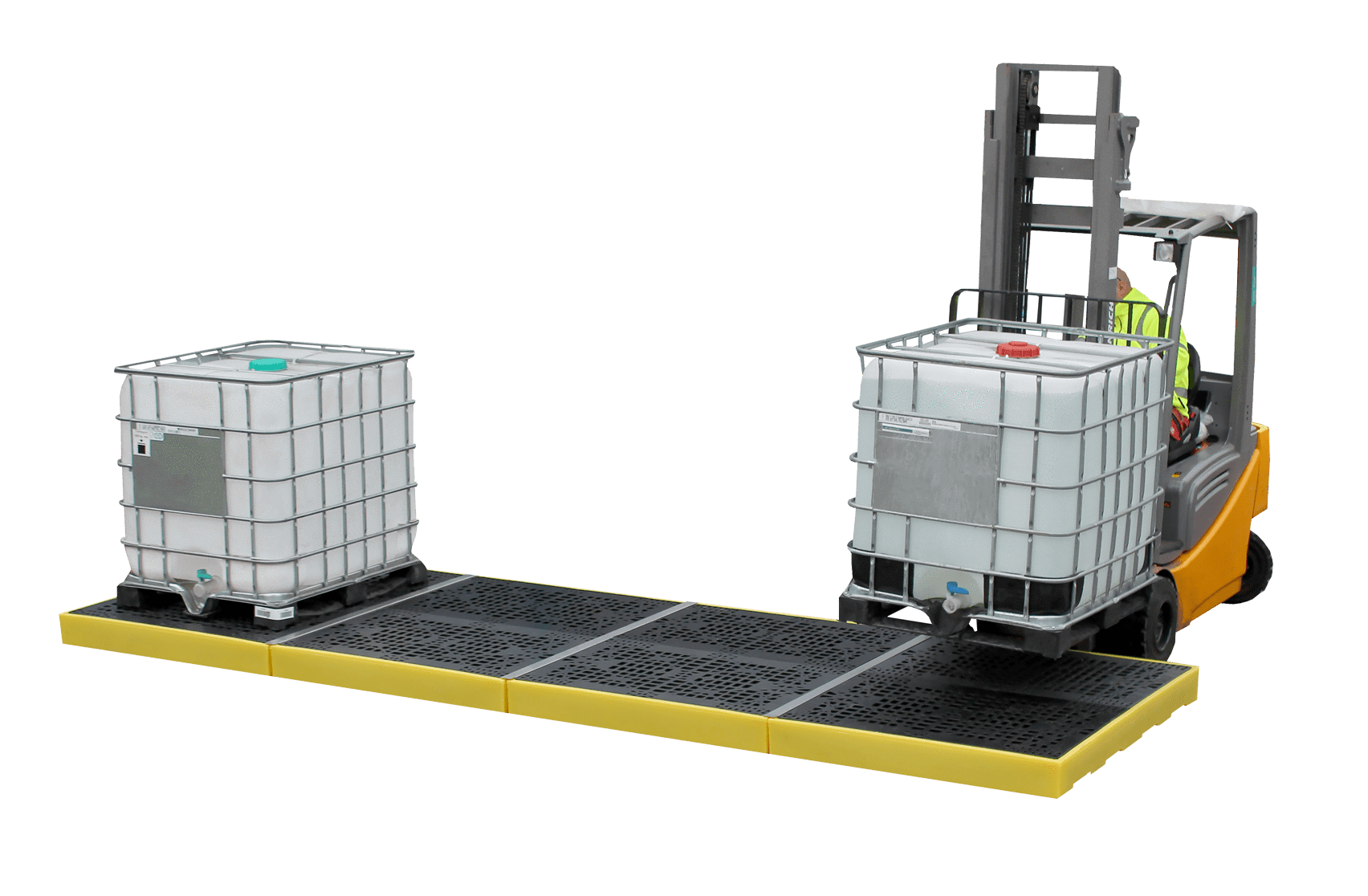 Modular low profile IBC Bund