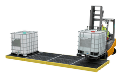 Modular low profile IBC Bund