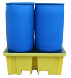 4 Drum Spill Pallet - Larger Sump Capacity - BP4XL
