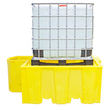 1100 litre IBC Spill Pallet Bund with Dispensing Area - BB1D