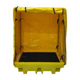 4 Drum Spill Pallet with outdoor cover - BP4C