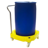Poly Drum Dolly with handle - PDDH
