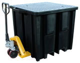 1100 litre IBC Spill Pallet Bund 4-Way Recycled - BB1FWR