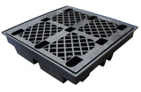 4 Drum Low Profile Spill Pallet Recycled - BP4LR