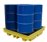 4 Drum Low Profile Spill Pallet - BP4L