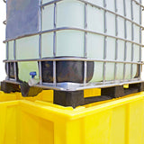 1100 litre IBC Spill Pallet Bund with Dispensing Area - BB1D