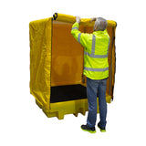 4 Drum Spill Pallet with outdoor cover - BP4C
