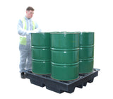 4 Drum Low Profile Spill Pallet Recycled - BP4LR