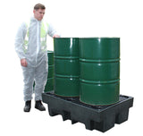 2 Drum Spill Containment Pallet Recycled - BP2R