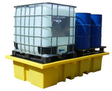 Double 1100 litre IBC Spill Containment Pallet Bund - BB2