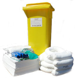 Oil Spill Kit Wheelie Bin 115 litre