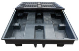 4 Drum Low Profile Spill Pallet Recycled - BP4LR