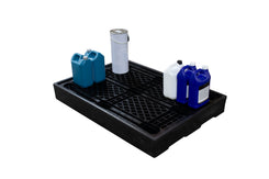ECO2D - Black Recycled 2 Drum Spill Tray