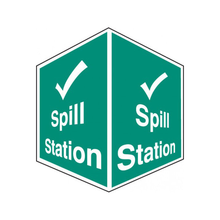 spill station sign 3d