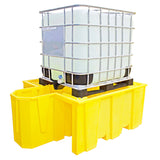 1100 litre IBC Spill Pallet Bund with Dispensing Area - BB1D