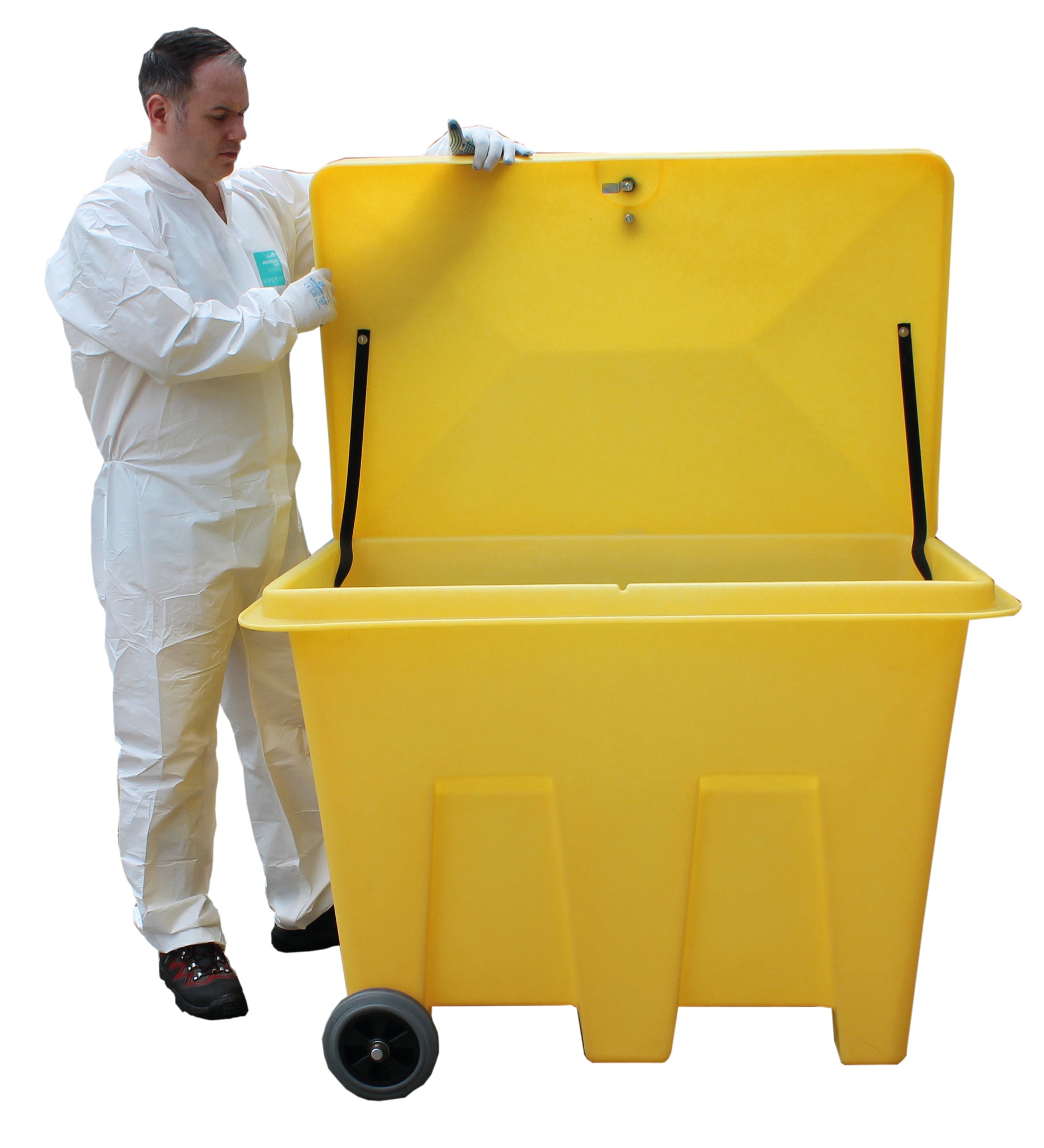 Small Poly bin wheeled - PSB1W – Oil Spill Products