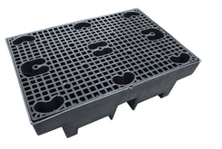 2 Drum Spill Containment Pallet Recycled - BP2R
