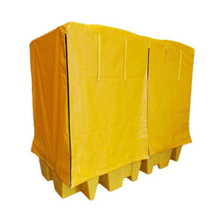 8 Drum Spill Containment Pallet with outdoor cover - BP8C