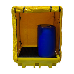 4 Drum Spill Pallet with outdoor cover - BP4C