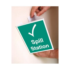 spill station sign 3d