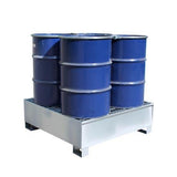 Steel spill containment pallet galvanised
