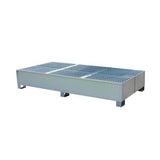 Steel spill containment pallet galvanised