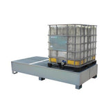 Twin IBC Steel Spill Containment Pallet - BB2S